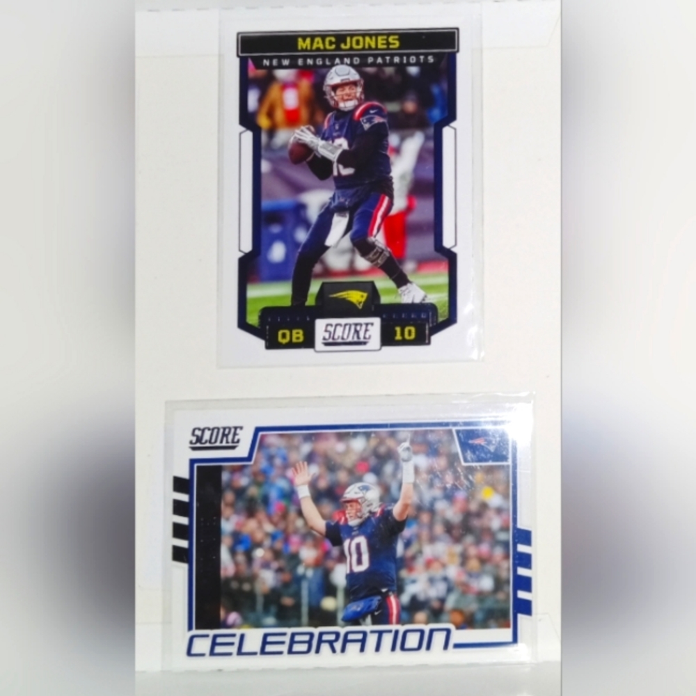 Mac Jones (2) 2022 & 2023 Panini Football